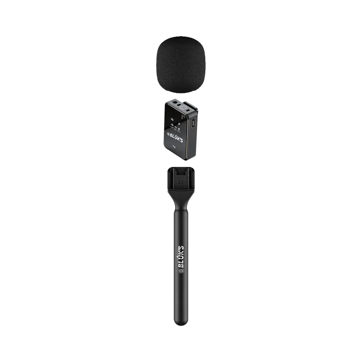 π 762 - BLUK's Double Mic with Handheld Stick (BX-222) . . . . . . . . . . . . . . . . . . . . . . . . . . . . . . . . . . . . . . . . . . . . . . . . . . . . . . . . . . . . . . . . . . . . . . . . . . . . . . . . π΄#Tags, (Vlogging, Media, Studio, recording)
