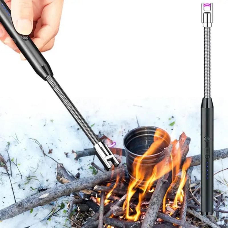 🆔 34 - Electric Arc USB Rechargeable Flameless Flexible Lighter . . . . . . . . . . . . . . . . . . . . . . . . . . . . . . . . . . . . . . . . . . . . . . . . . . . . . . . . . . . . . . . . . . . . . . . . . . . . . . . . 🔴#Tags, (USB Arc Flameless Lighter, Windproof Flexible Igniter, Rechargeable Kitchen Lighter, 360° Rotation Candle Lighter, Camping Hiking Fire Starter)
