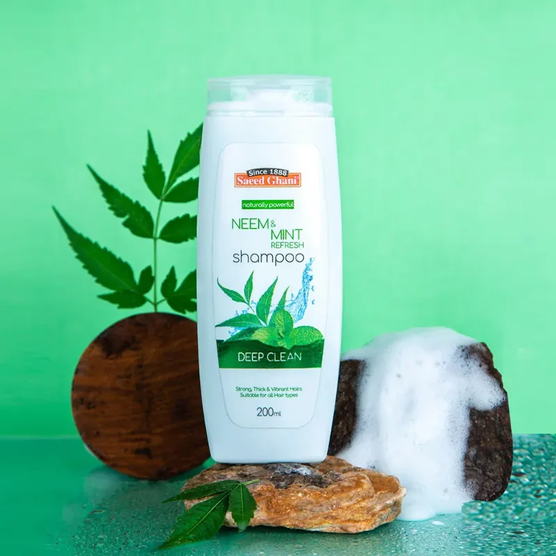 🆔 199 - Saeed Ghani - Neem Mint Refresh Shampoo 185ml . . . . . . . . . . . . . . . . . . . . . . . . . . . . . . . . . . . . . . . . . . . . . . . . . . . . . . . . . . . . . . . . . . . . . . . . . . . . . . . . 🔴#Tags,(Neem Mint Refresh Shampoo, Natural Herbal Hair Care, Refreshing Scalp Care Shampoo, Anti Dandruff Hair Cleanser, Cooling Mint Scalp Formula)