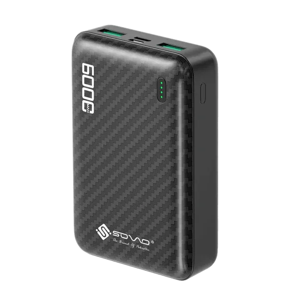 🆔 629 - SOVO EPIC Power Bank 6000mah 2.4A (SPB-693)