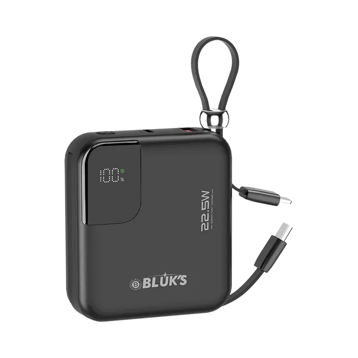 🆔 777 - BLUK's Pocket-Friendly Power Bank 10,000mAh 22.5w (BX-208)