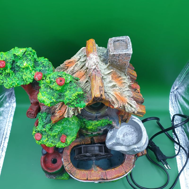 🆔 72 - Tabletop Mini Water Fountain with LED  . . . . . . . . . . . . . . . . . . . . . . . . . . . . . . . . . . . . . . . . . . . . . . . . . . . . . . . . . . . . . . . . . . . . . . . . . . . . . . . . 🔴#Tags, ( Indoor Waterfall LED Fountain Showpiece )