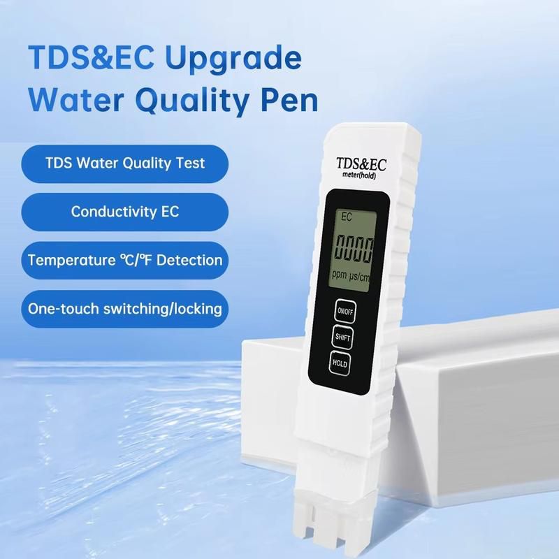 🆔 178 - 3-in-1 TDS EC Meter Tester . . . . . . . . . . . . . . . . . . . . . . . . . . . . . . . . . . . . . . . . . . . . . . . . . . . . . . . . . . . . . . . . . . . . . . . . . . . . . . . . 🔴#Tags,(Water Quality Tester Pen, Digital TDS Meter, Water Purity Measure Tool, Filter Hydroponic Pool Tester, EC Temperature Conductivity Pen)