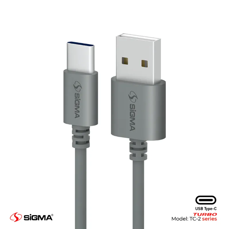 π 860 - SiGMA Turbo Series Type-C Cable, 2.4A (TC-2)