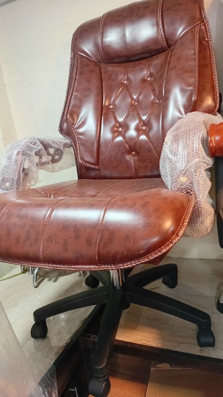 🆔 189 - Tufted Leather Executive Office Chair . . . . . . . . . . . . . . . . . . . . . . . . . . . . . . . . . . . . . . . . . . . . . . . . . . . . . . . . . . . . . . . . . . . . . . . . . . . . . . . . 🔴#Tags,(Executive Office Chair, Brown Leather Boss Chair, High Back Swivel Seat, Ergonomic Tufted Desk Chair, Premium Wooden Armrest Chair)