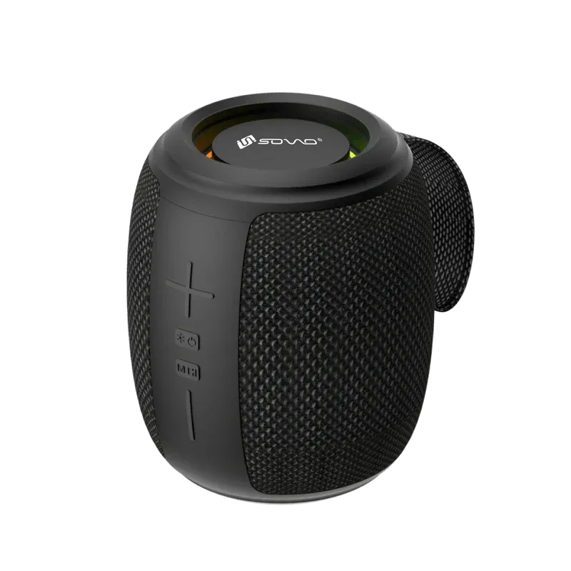 🆔 302 - SOVO REVOLV Wireless Speaker (Model-SBS-515)  . . . . . . . . . . . . . . . . . . . . . . . . . . . . . . . . . . . . . . . . . . . . . . . . . . . . . . . . . . . . . . . . . . . . . . . . . . . . . . . . 🔴#Tags,(Portable Wireless Speaker, RGB Lighting Portable Speaker, Bluetooth Speaker With TF Card, Type C Rechargeable Speaker, Sovo Revolv Wireless Speaker)