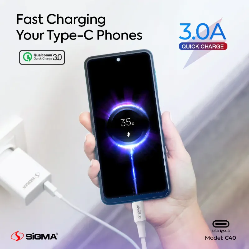 π 859 - SiGMA Data Cable 3.0A (C40)
