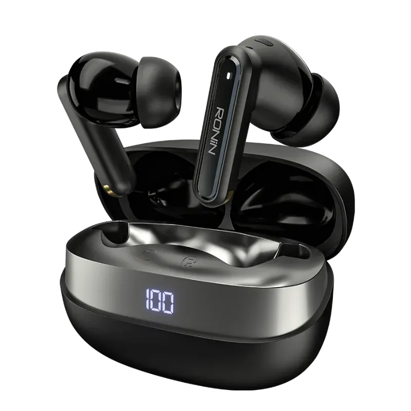 🆔 260 - Ronin Vector Wireless ANC Earbuds (Model-R-7120) . . . . . . . . . . . . . . . . . . . . . . . . . . . . . . . . . . . . . . . . . . . . . . . . . . . . . . . . . . . . . . . . . . . . . . . . . . . . . . . . 🔴#Tags,(Ronin Wireless Earbuds, Active Noise Cancellation Earbuds, Quad Mic ENC Earphones, Bluetooth 5.4 Earbuds, IPX4 Water Resistant Earbuds)