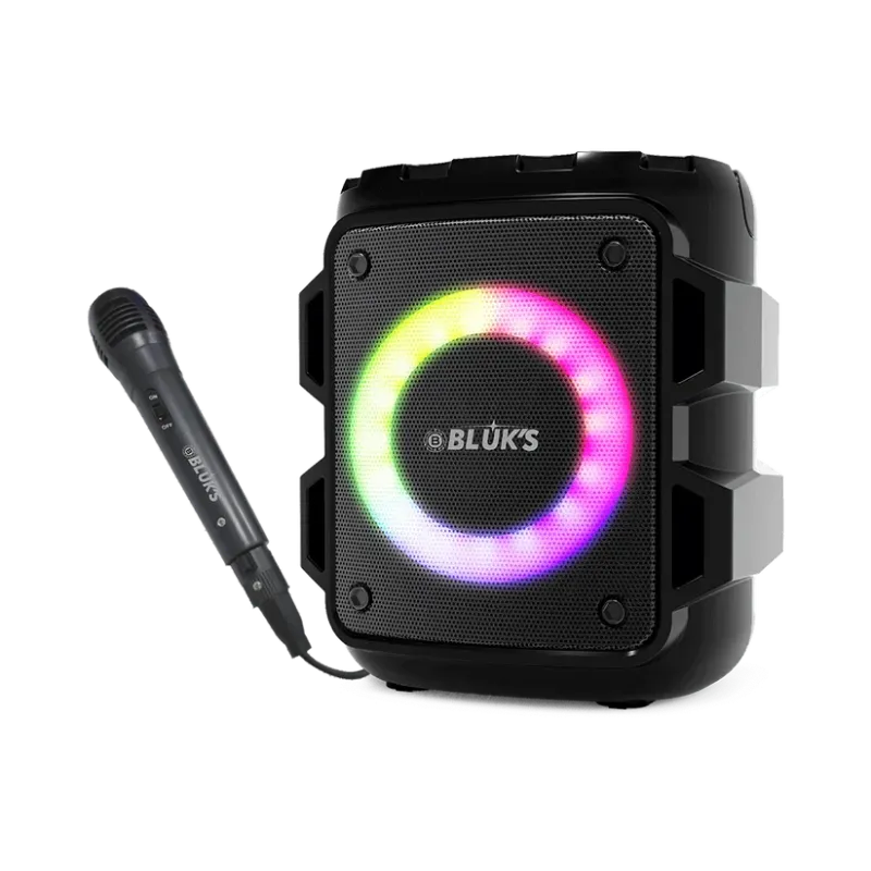 🆔 733 - BLUK's Max Karaoke Speaker with Mic (BX-177)