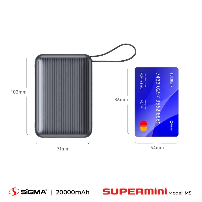 π 824 - SiGMA Mini Power Bank 20,000mAh, 45w (M5)