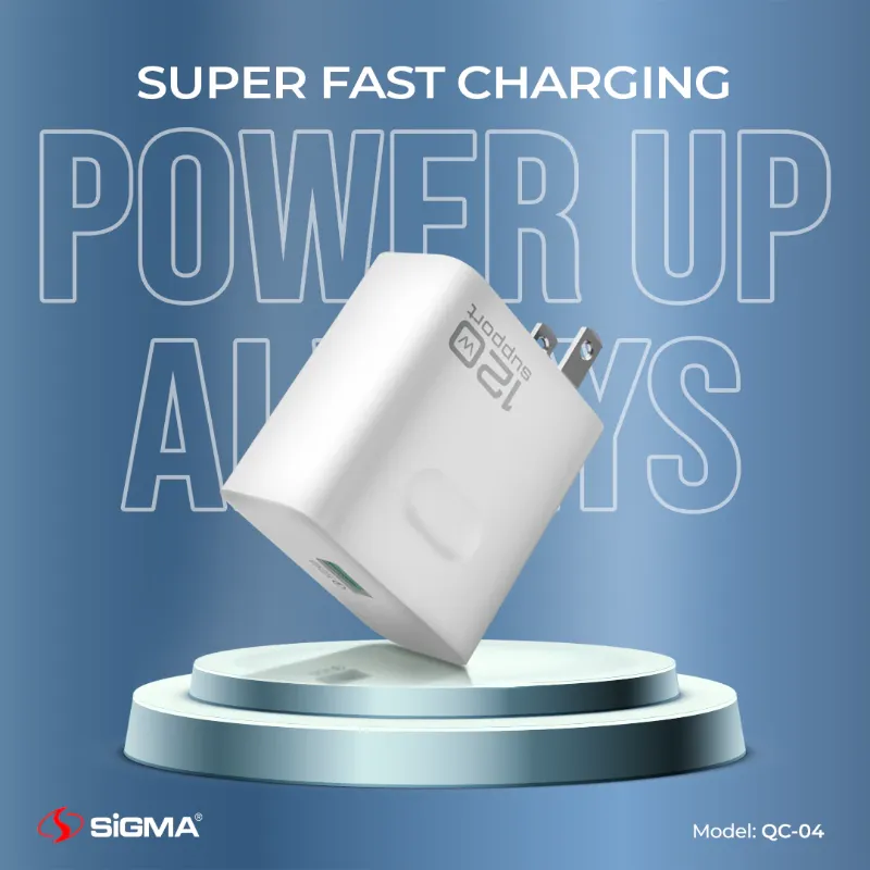 π 850 - SiGMA NEO POWER-5 Mobile Charger, 120w (QC-04)