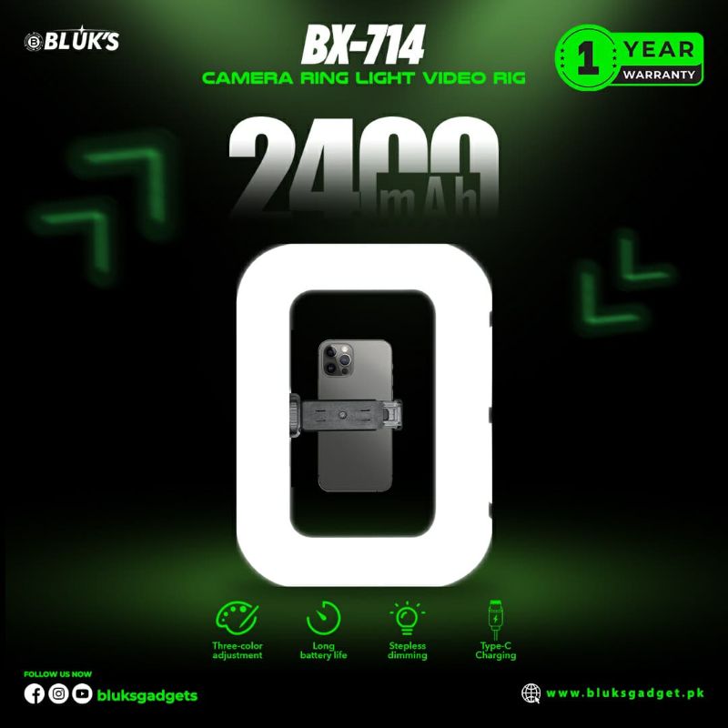 π 792 - BLUK's Premium LED Studio Light (BX-714) . . . . . . . . . . . . . . . . . . . . . . . . . . . . . . . . . . . . . . . . . . . . . . . . . . . . . . . . . . . . . . . . . . . . . . . . . . . . . . . . π΄#Tags, (Vlogging, Media, Photography)