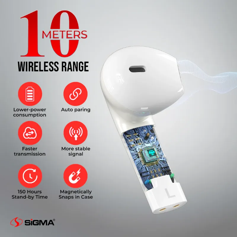 🆔 805 - SiGMA Earbuds (T6)