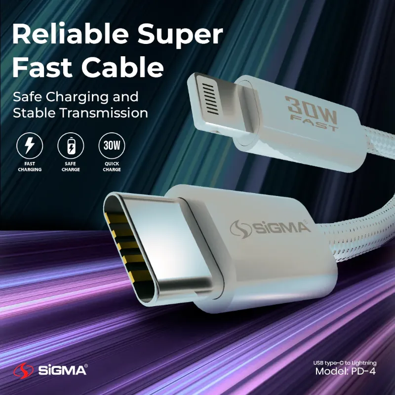 π 858 - SiGMA IOS Cable, 30w (PD-4)
