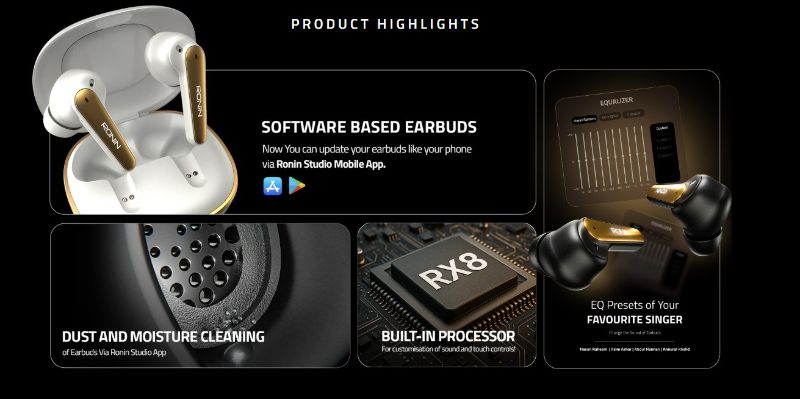 🆔 469 - RONIN - ECLIPSE Earbuds (R-7065)