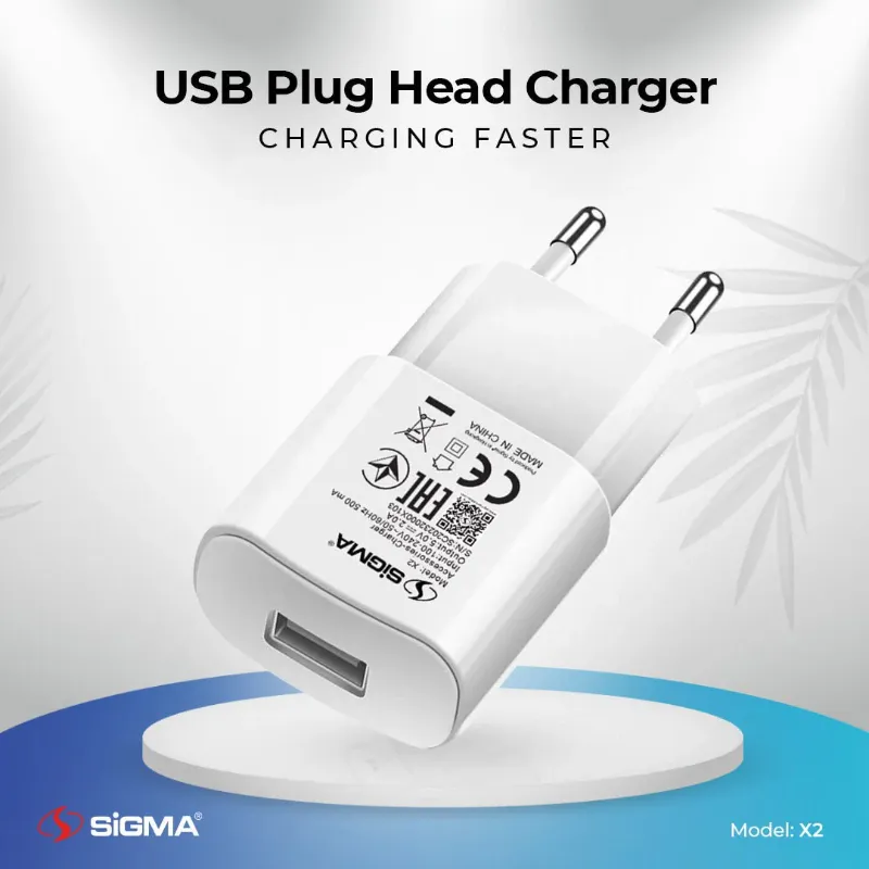 π 855 - SiGMA Mobile Charger, 2.4A (X2)