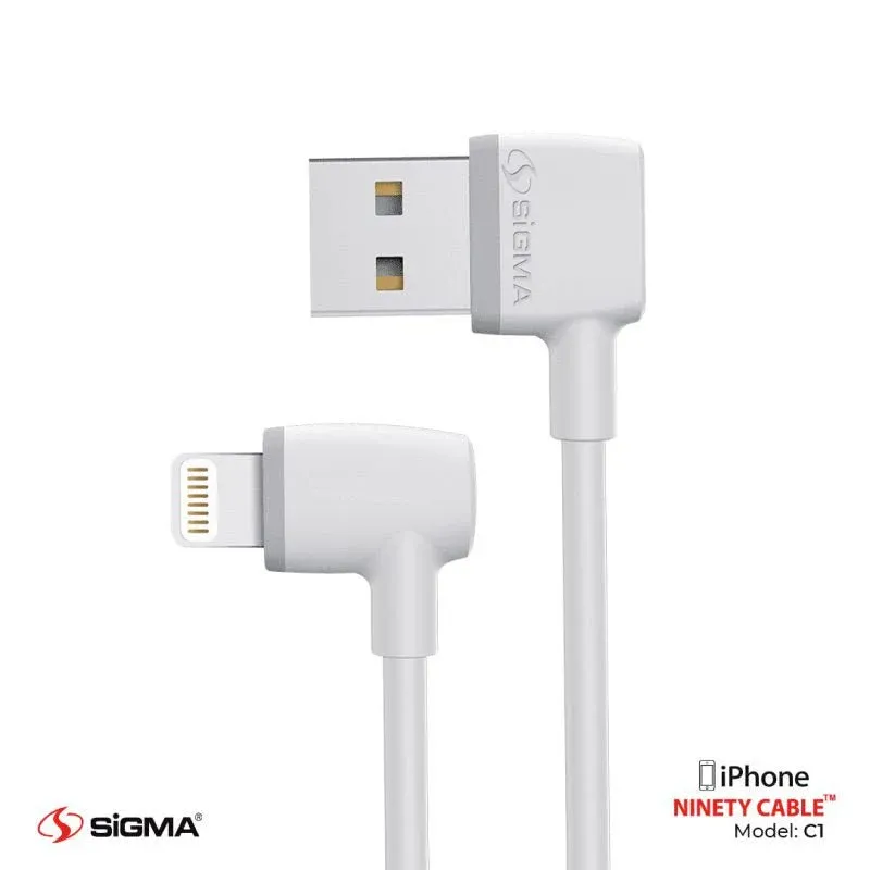 🆔 866 - SiGMA Ninety Cable IOS, 2.4A (C1) . . . . . . . . . . . . . . . . . . . . . . . . . . . . . . . . . . . . . . . . . . . . . . . . . . . . . . . . . . . . . . . . . . . . . . . . . . . . . . . . 🔴#Tags, (Gaming)