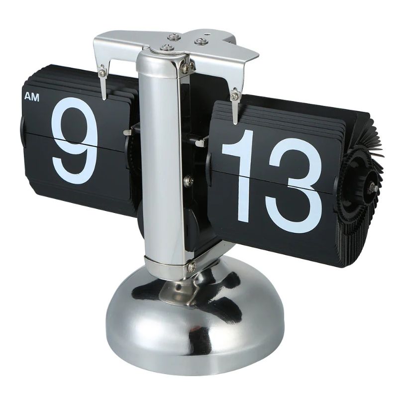 🆔 009 - Vintage Retro Flip Desk Clock – Automatic Turning Display . . . . . . . . . . . . . . . . . . . . . . . . . . . . . . . . . . . . . . . . . . . . . . . . . . . . . . . . . . . . . . . . . . . . . . . . . . . . . . . . 🔴#Tags, (Retro Flip Desk Decor, Vintage Auto Time Display, Mechanical Digital Turner, Minimalist Room Aesthetic, Home Office Style Accessory, Watch)