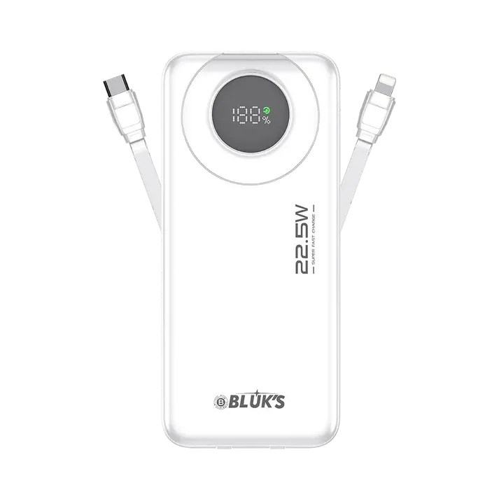 🆔 772 - BLUK's SwiftCharge Power Bank 10,000mAh 22.5w (BX-206)