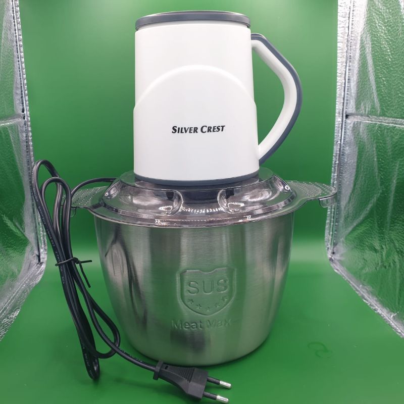 🆔 78 - Silver Crest Electric Meat Grinder Chopper 3L  (SC-01) . . . . . . . . . . . . . . . . . . . . . . . . . . . . . . . . . . . . . . . . . . . . . . . . . . . . . . . . . . . . . . . . . . . . . . . . . . . . . . . . 🔴#Tags ( Kitchen, Food, Processor, Stainless, Mincer )