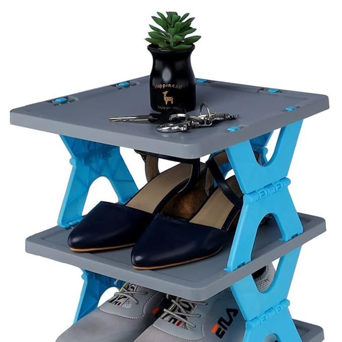 🆔 013 - 4-Layer Stackable Space-Saving Shoe Rack – Foldable Slim Entryway Organizer  . . . . . . . . . . . . . . . . . . . . . . . . . . . . . . . . . . . . . . . . . . . . . . . . . . . . . . . . . . . . . . . . . . . . . . . . . . . . . . . . 🔴#Tags: (SpaceSaving ShoeShelf, Foldable Entryway Organizer, Narrow Footwear Storage, MultiLayer ShoeStand, Home Closet Arrangement)