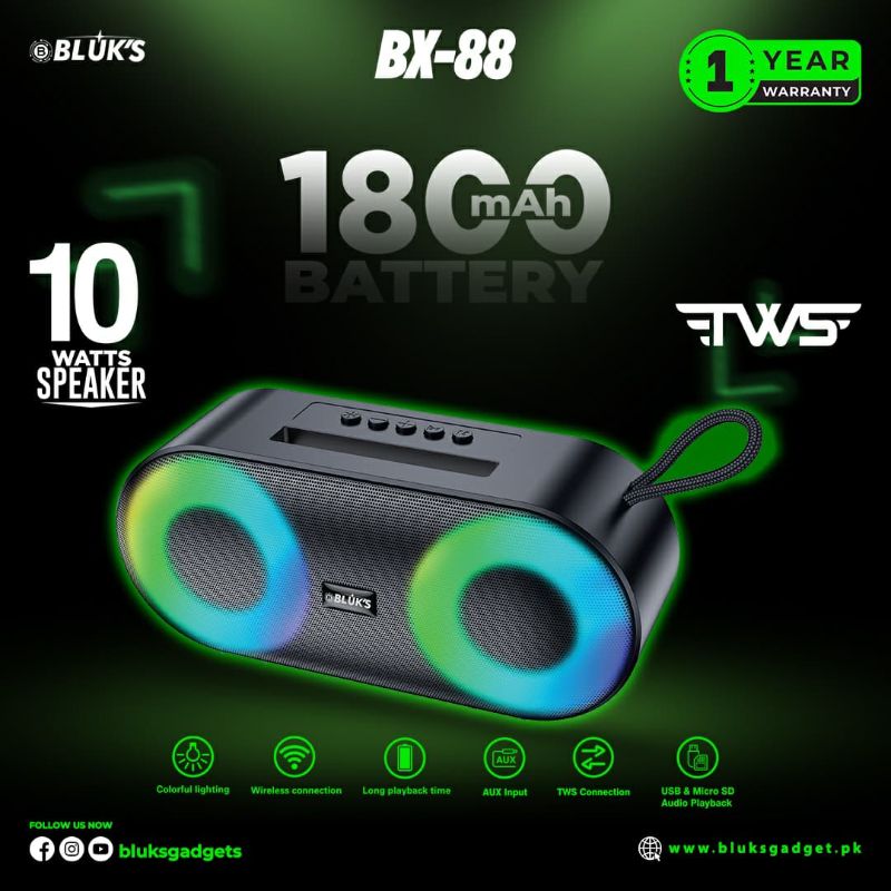 🆔 752 - BLUK's Dual Driver Speaker (BX-88)