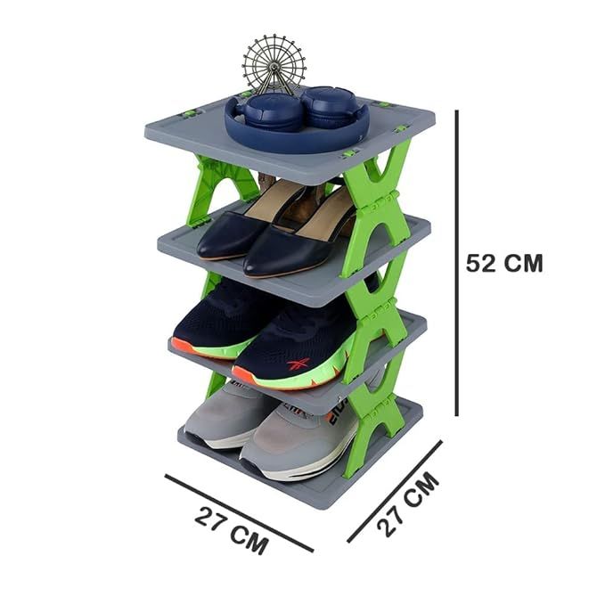 🆔 013 - 4-Layer Stackable Space-Saving Shoe Rack – Foldable Slim Entryway Organizer  . . . . . . . . . . . . . . . . . . . . . . . . . . . . . . . . . . . . . . . . . . . . . . . . . . . . . . . . . . . . . . . . . . . . . . . . . . . . . . . . 🔴#Tags: (SpaceSaving ShoeShelf, Foldable Entryway Organizer, Narrow Footwear Storage, MultiLayer ShoeStand, Home Closet Arrangement)