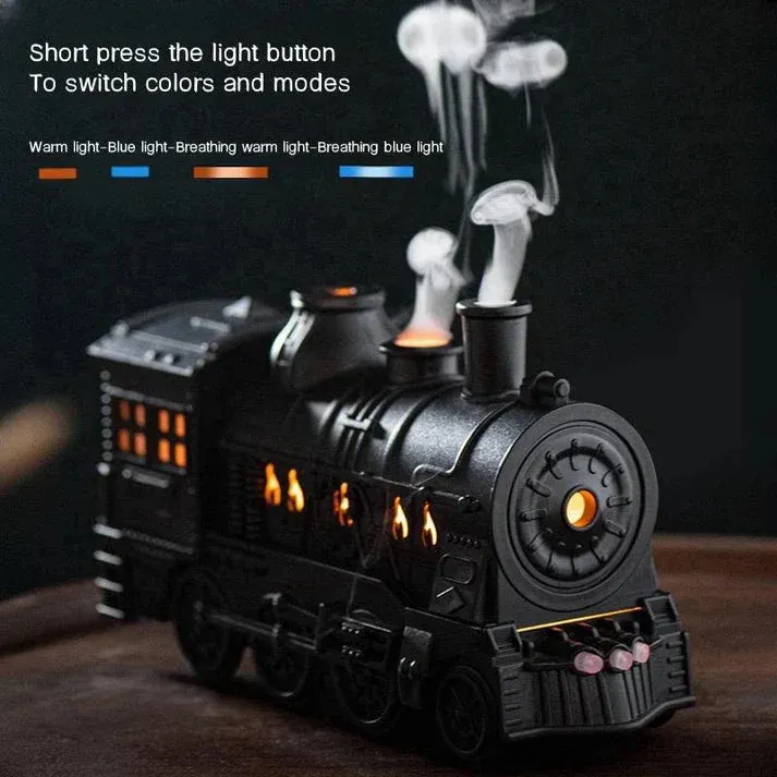 🆔 52 - Steam Train Ultrasonic Air Humidifier . . . . . . . . . . . . . . . . . . . . . . . . . . . . . . . . . . . . . . . . . . . . . . . . . . . . . . . . . . . . . . . . . . . . . . . . . . . . . . . . 🔴#Tags, (Steam Train Design Room Humidifier, 300ml Cool Mist Air Device, Ultrasonic Silent Bedroom Humidifier, Low Power Home Office Mist, Decorative Train Style Vaporizer)