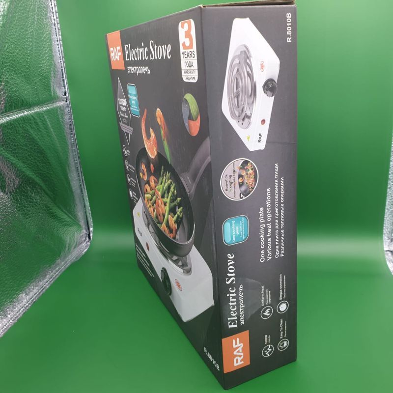 🆔 68 - RAF Electric Stove & Hot Plate (R-8010B) . . . . . . . . . . . . . . . . . . . . . . . . . . . . . . . . . . . . . . . . . . . . . . . . . . . . . . . . . . . . . . . . . . . . . . . . . . . . . . . . 🔴#Tags, (Single Plate Electric Cooker, 1000W Countertop Burner, Auto-Thermostat Safety Stove, Non-Stick Hot Plate, Overheat Protection Kitchen Appliance)