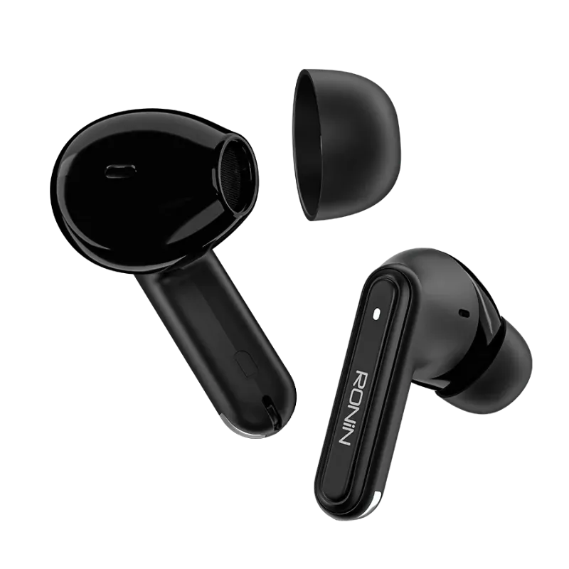 🆔 226 - Ronin Evolve Wireless Earbuds (Model-R-7115)  . . . . . . . . . . . . . . . . . . . . . . . . . . . . . . . . . . . . . . . . . . . . . . . . . . . . . . . . . . . . . . . . . . . . . . . . . . . . . . . . 🔴#Tags,(Ronin Evolve Wireless Earbuds, Dual Fit In Ear Earbuds, Bluetooth 54 Wireless Earbuds, Ronin Studio App Control, IPX4 Water Resistant Earbuds)