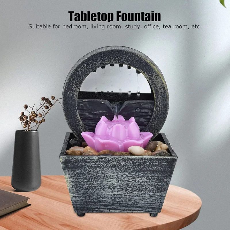 🆔 003 - Mini Desktop Indoor Fountain Waterfall with LED + Silent Pump . . . . . . . . . . . . . . . . . . . . . . . . . . . . . . . . . . . . . . . . . . . . . . . . . . . . . . . . . . . . . . . . . . . . . . . . . . . . . . . . 🔴#Tags, (Zen FengShui Indoor Decor, Waterfall Desk Ornament, LED Relaxation Fountain, Home Office Ambience, USB Portable Meditation)