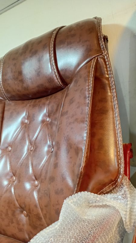 🆔 189 - Tufted Leather Executive Office Chair . . . . . . . . . . . . . . . . . . . . . . . . . . . . . . . . . . . . . . . . . . . . . . . . . . . . . . . . . . . . . . . . . . . . . . . . . . . . . . . . 🔴#Tags,(Executive Office Chair, Brown Leather Boss Chair, High Back Swivel Seat, Ergonomic Tufted Desk Chair, Premium Wooden Armrest Chair)