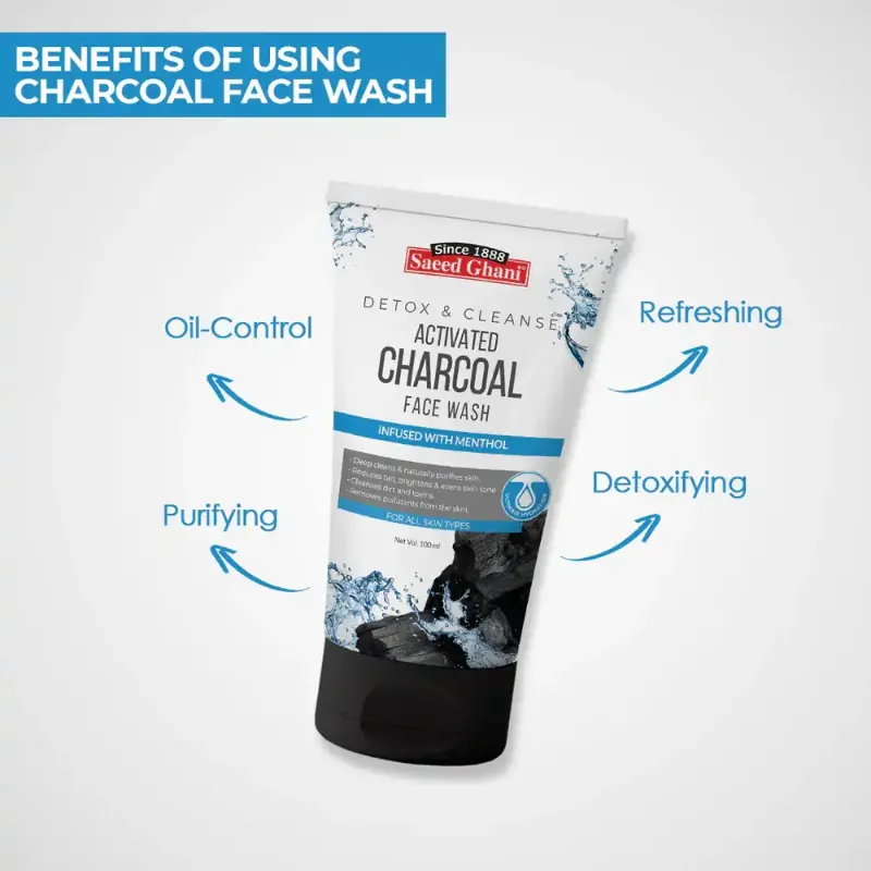 🆔 193 - Saeed Ghani - Activated Charcoal Face Wash (100ml) . . . . . . . . . . . . . . . . . . . . . . . . . . . . . . . . . . . . . . . . . . . . . . . . . . . . . . . . . . . . . . . . . . . . . . . . . . . . . . . . 🔴#Tags,(Activated Charcoal Face Wash, Deep Cleanse Face Wash, Oily Skin Care, Detox Face Wash, Purifying Skin Cleanser)