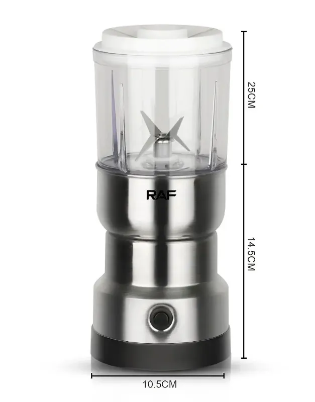 🆔 47 - RAF 2 in 1 Mini Electric Juicer Blender & Masala Grinder (R-7126) . . . . . . . . . . . . . . . . . . . . . . . . . . . . . . . . . . . . . . . . . . . . . . . . . . . . . . . . . . . . . . . . . . . . . . . . . . . . . . . . 🔴#Tags, (Mini Electric Juicer Blender, 2 in 1 Masala Grinder Device, Stainless Steel Blade Blender, High Speed Food Processor, Compact Home Kitchen Mixer)