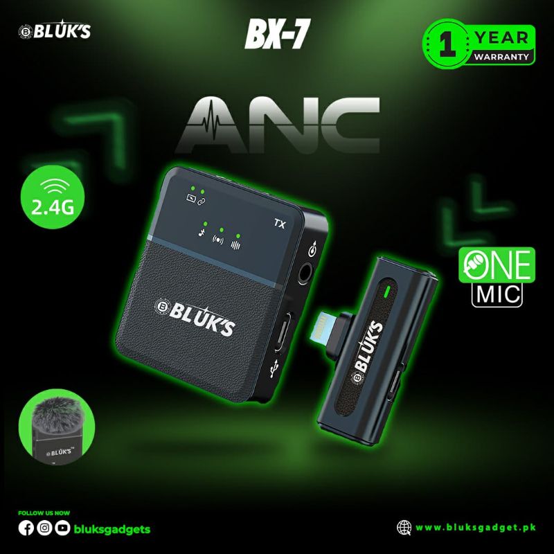 π 756 - BLUK's Wireless Single Mic (BX-7) . . . . . . . . . . . . . . . . . . . . . . . . . . . . . . . . . . . . . . . . . . . . . . . . . . . . . . . . . . . . . . . . . . . . . . . . . . . . . . . . π΄#Tags, (Vlogging, Media, Studio, recording)