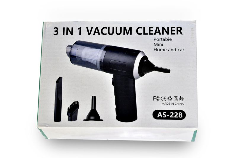 🆔 41 - 3 in 1 Mini Rechargeable Vacuum Cleaner (Model-AS-228) . . . . . . . . . . . . . . . . . . . . . . . . . . . . . . . . . . . . . . . . . . . . . . . . . . . . . . . . . . . . . . . . . . . . . . . . . . . . . . . . 🔴#Tags, (Portable Wet Dry Vacuum Cleaner, USB Rechargeable Handheld Vacuum, Car Interior Cleaning Tool, Mini Dust Blower Device, Lightweight Home Cleaning Machine)