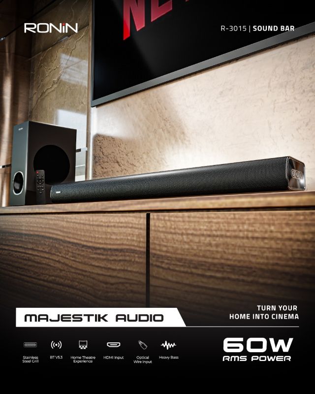 🆔 472 - RONIN - MAJESTIK AUDIO 60W (R-3015) . . . . . . . . . . . . . . . . . . . . . . . . . . . . . . . . . . . . . . . . . . . . . . . . . . . . . . . . . . . . . . . . . . . . . . . . . . . . . . . . 🔴#Tags, (speaker, mp3, woofer)