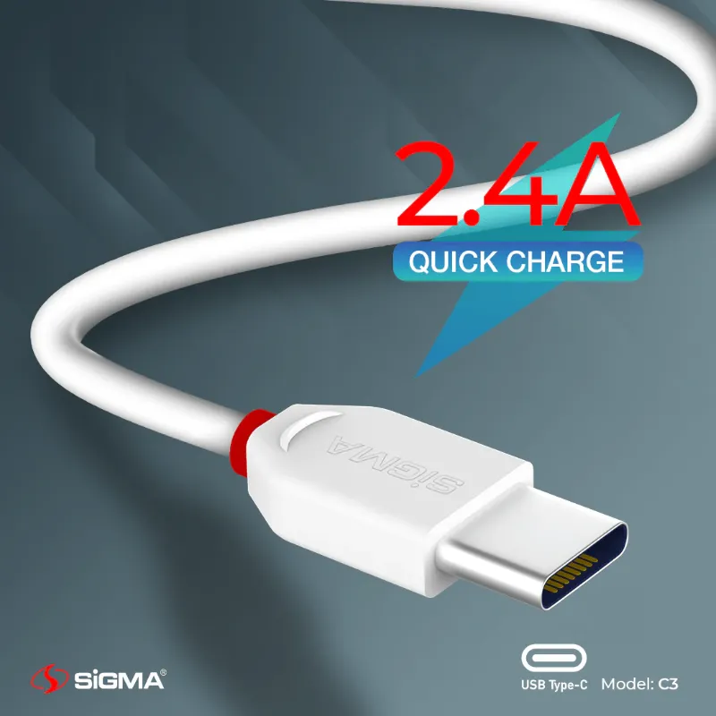🆔 871 - SiGMA Data Cable Type-C, 2.4A (C3)