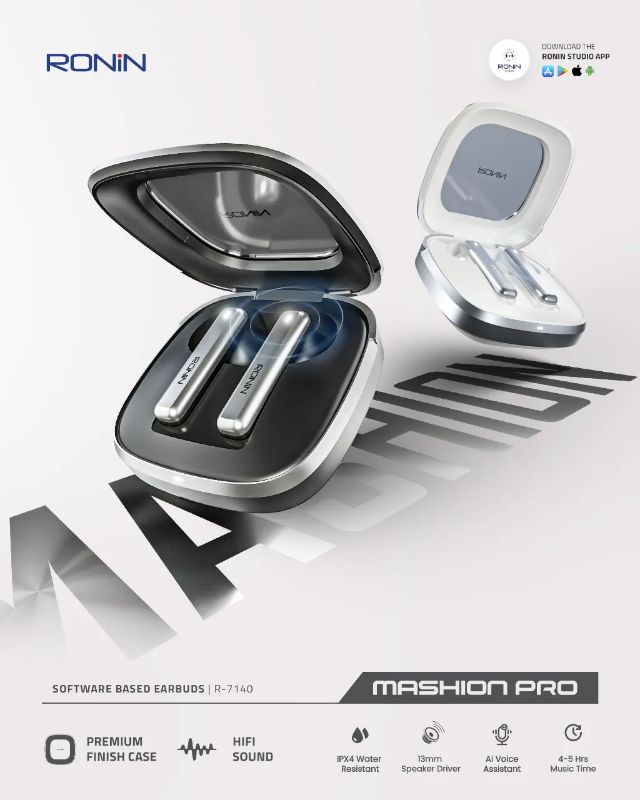 🆔 476 - RONIN - MASHION PRO Earbuds (R-7140)
