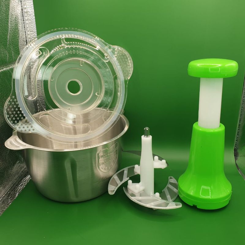 🆔 80 - Manual Stainless Steel Food Chopper 2L . . . . . . . . . . . . . . . . . . . . . . . . . . . . . . . . . . . . . . . . . . . . . . . . . . . . . . . . . . . . . . . . . . . . . . . . . . . . . . . . 🔴#Tags, ( Vegetable, Cutter, Mincer, Portable, Handheld )