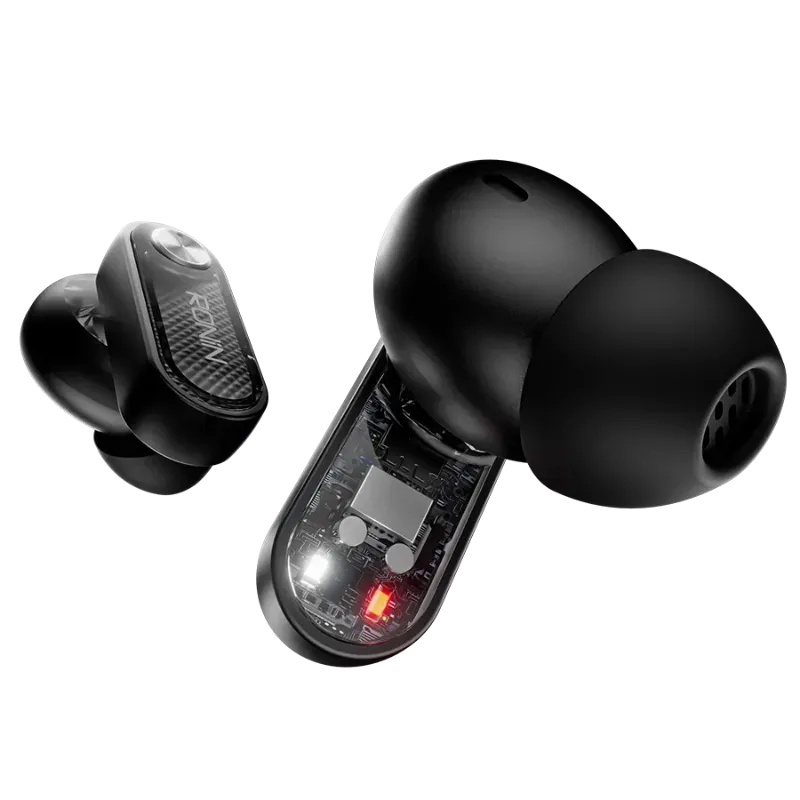 🆔 262 - Ronin Glaze Wireless Earbuds (Model-R-7145) . . . . . . . . . . . . . . . . . . . . . . . . . . . . . . . . . . . . . . . . . . . . . . . . . . . . . . . . . . . . . . . . . . . . . . . . . . . . . . . . 🔴#Ronin Glaze Earbuds,#Quad Mic ENC Earbuds,#Dual Device Connection Earbuds,#Calling Wireless Earbuds,#Bluetooth 5.4 Earbuds