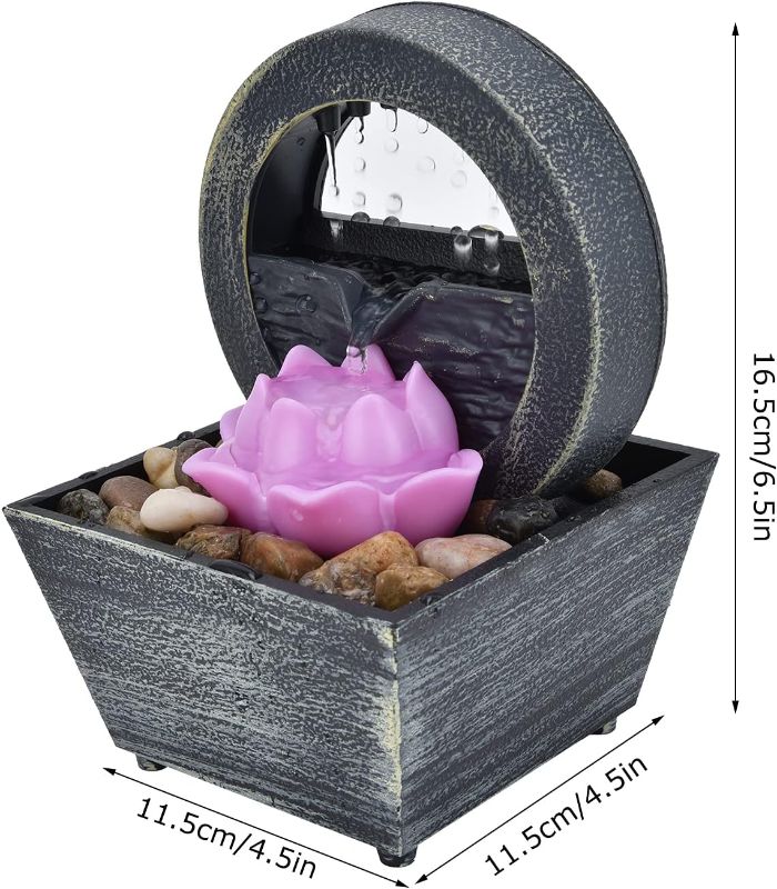 🆔 003 - Mini Desktop Indoor Fountain Waterfall with LED + Silent Pump . . . . . . . . . . . . . . . . . . . . . . . . . . . . . . . . . . . . . . . . . . . . . . . . . . . . . . . . . . . . . . . . . . . . . . . . . . . . . . . . 🔴#Tags, (Zen FengShui Indoor Decor, Waterfall Desk Ornament, LED Relaxation Fountain, Home Office Ambience, USB Portable Meditation)