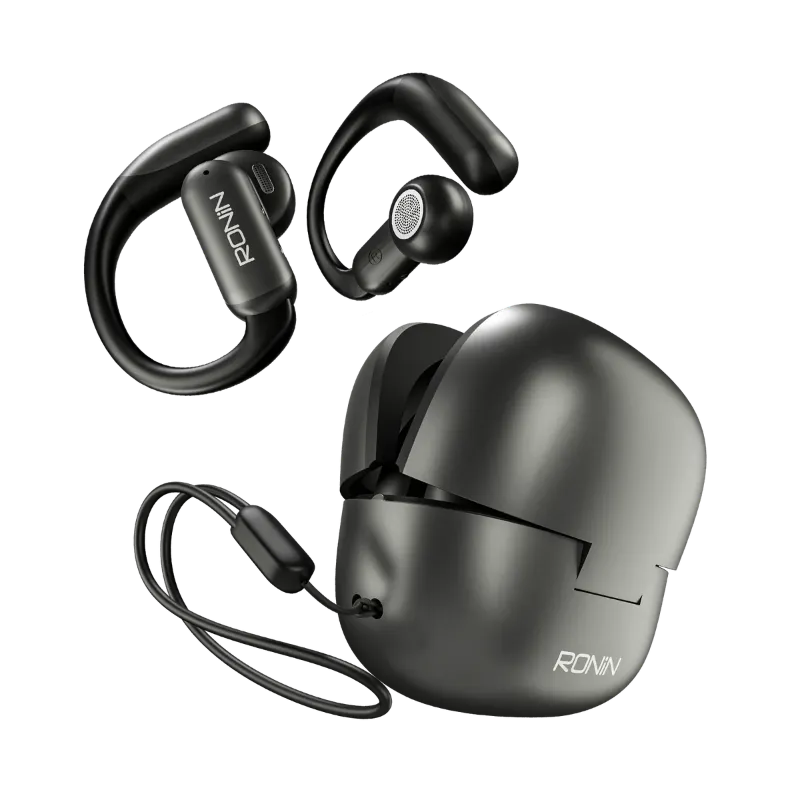 🆔 263 - Ronin Ear Flip Open Ear Wireless Earbuds (Model-R-7150) . . . . . . . . . . . . . . . . . . . . . . . . . . . . . . . . . . . . . . . . . . . . . . . . . . . . . . . . . . . . . . . . . . . . . . . . . . . . . . . . 🔴#Ronin Ear Flip Earbuds,#Open Ear Wireless Earbuds,#Quad Mic Calling Earbuds,#Dual Device Connection Earbuds,#Bluetooth 6.0 Earbuds