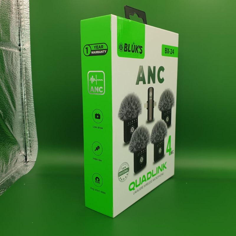 🆔 70 - BLUK's Quadlink - 4-Mic Wireless Lavaliere System with ANC (BX-24) . . . . . . . . . . . . . . . . . . . . . . . . . . . . . . . . . . . . . . . . . . . . . . . . . . . . . . . . . . . . . . . . . . . . . . . . . . . . . . . . 🔴#WirelessMicrophone, #LavaliereMic, #QuadMicSystem, #PodcastEquipment, #NoiseCancellingMic