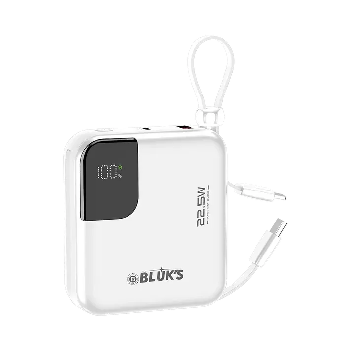 🆔 777 - BLUK's Pocket-Friendly Power Bank 10,000mAh 22.5w (BX-208)