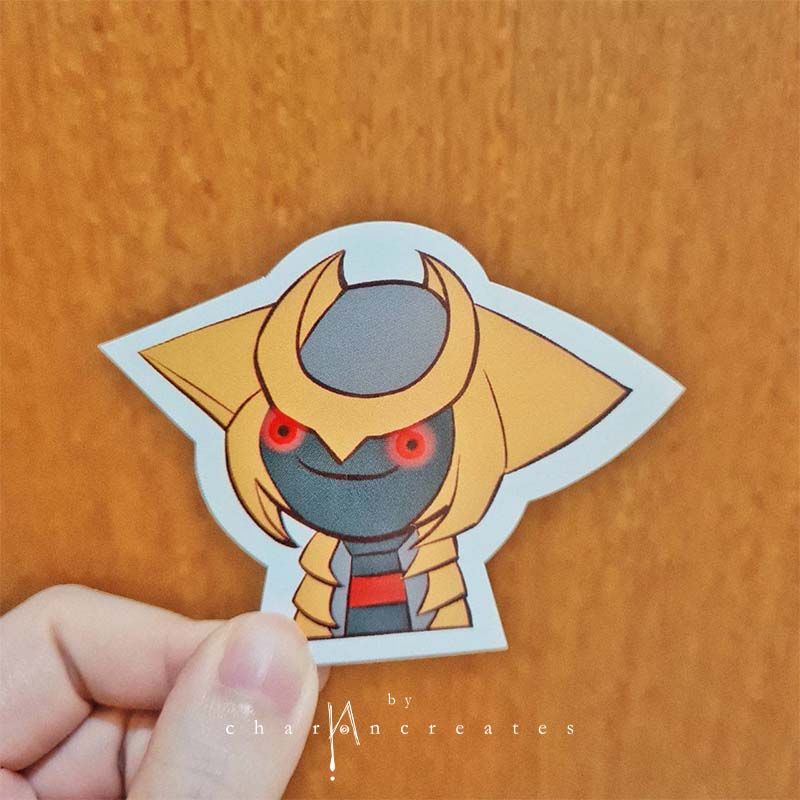 Derpmon diecut sticker
