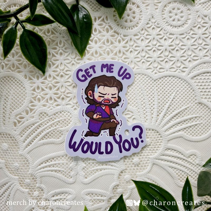 BG3 chibi diecut sticker