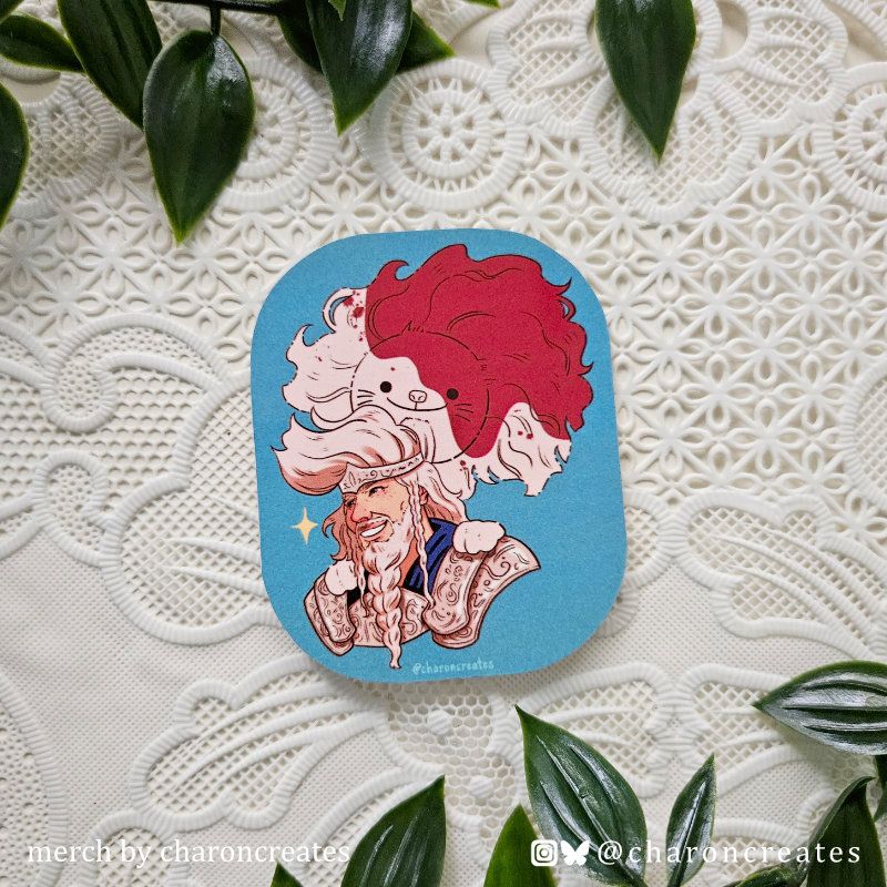 Elderp Ring diecut stickers
