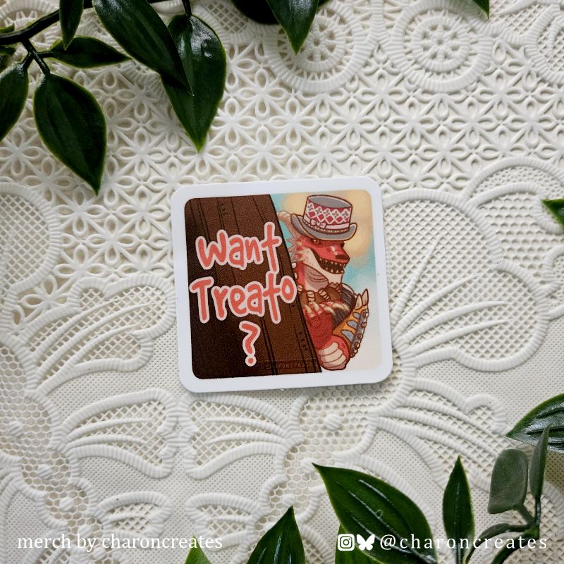 BG3 chibi diecut sticker