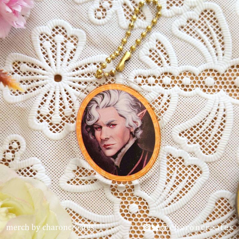 BG3 locket keychain